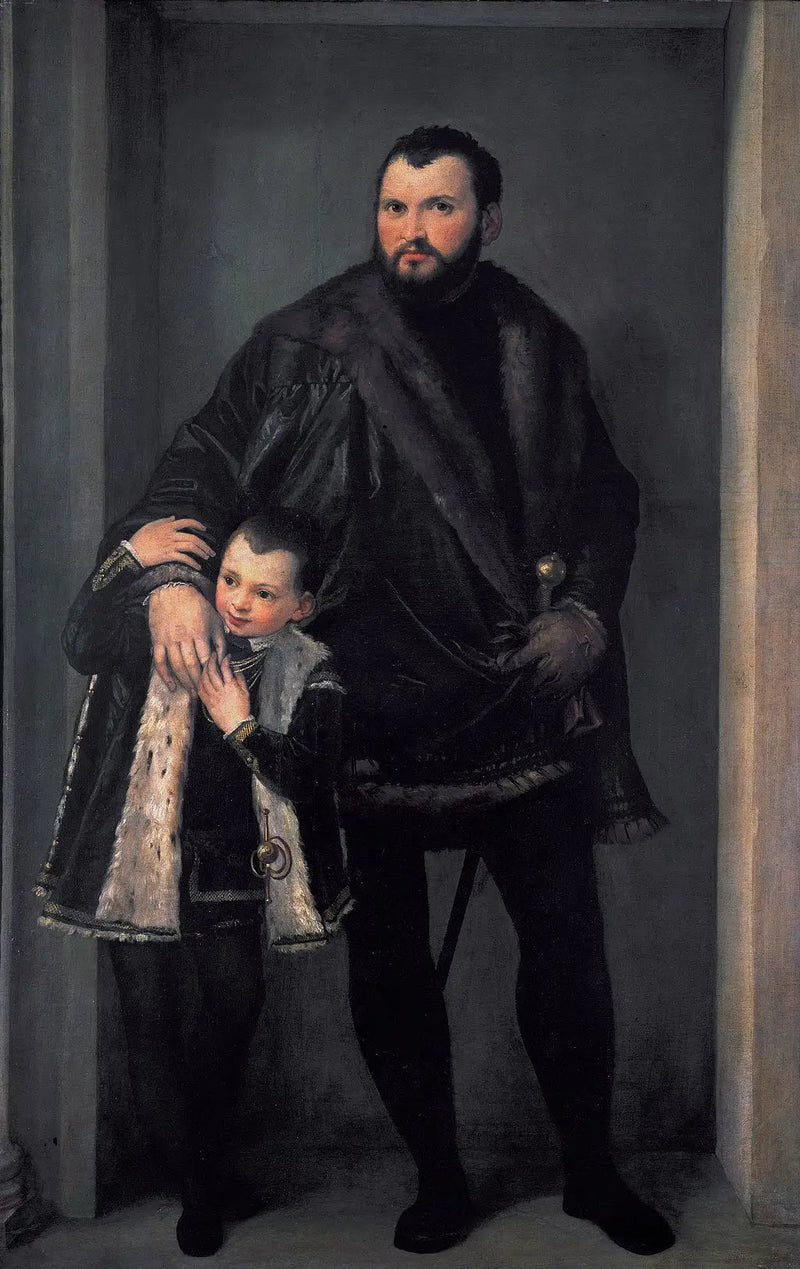Portret Iseppo da Porto i syna Adriano - Paul Véronèse
