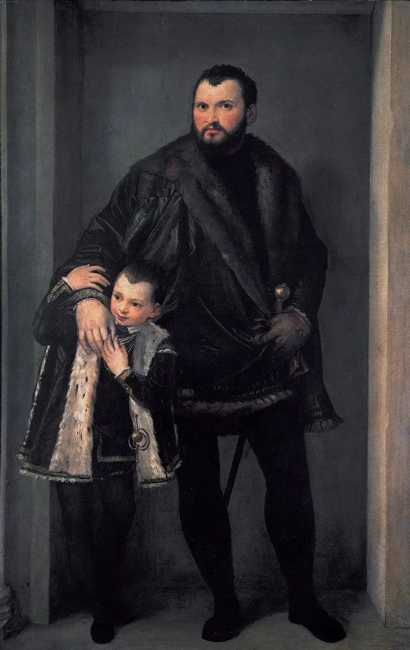 Portret Iseppo da Porto i syna Adriano - Paul Véronèse