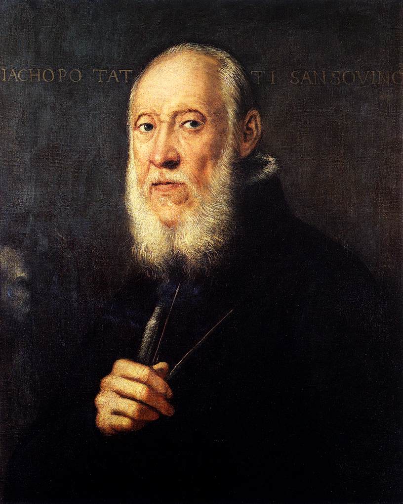 Portret Jacopo Sansovino - Jacopo Tintoretto