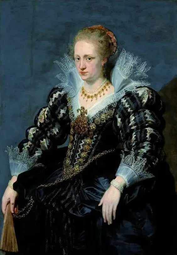Portret Jacqueline de Caestre. - Peter Paul Rubens