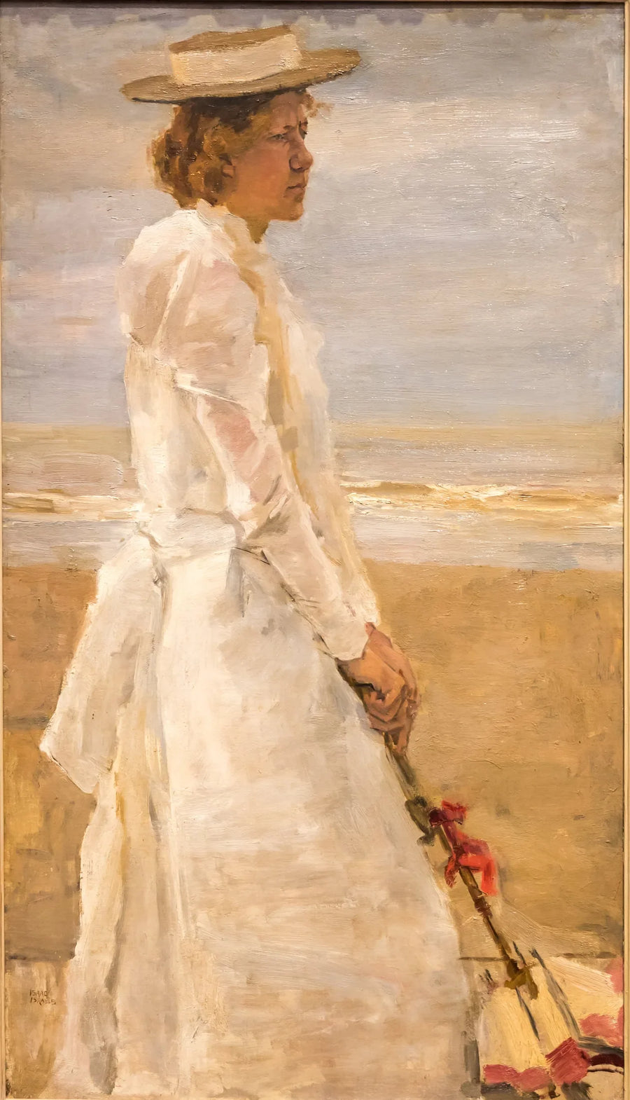 Portret Jacqueline Sandberg - Isaac Israëls
