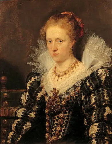 Portret Jacqueline van Caestre, żony Jeana Charlesa de Cordes - Peter Paul Rubens