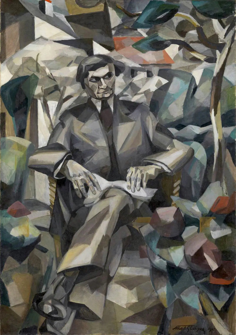 Portret Jacquesa Nayrala - Albert Gleizes