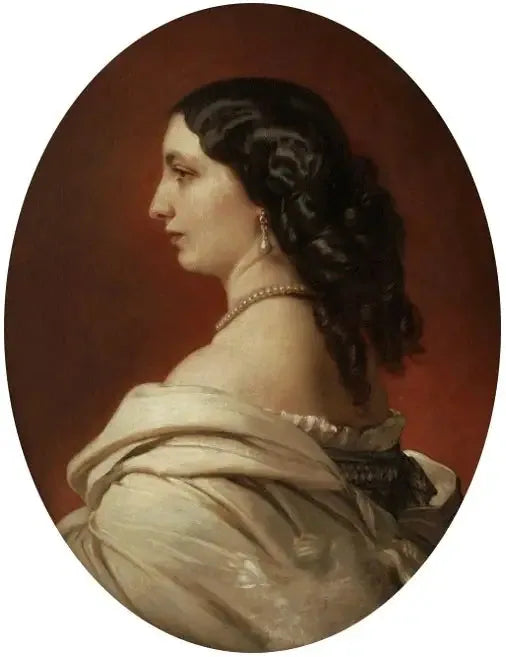 Portret Jadwigi Branickiej z domu Potocka - Franz Xaver Winterhalter