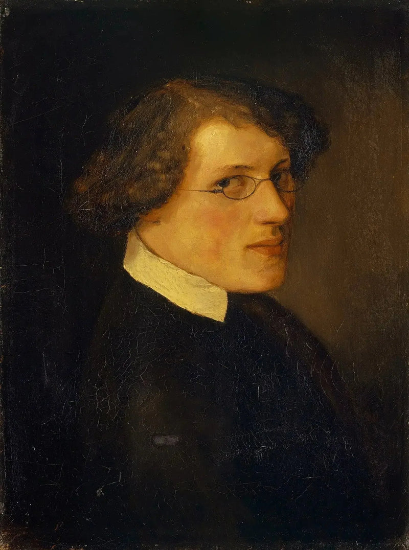 Portret Jakoba Mähly - Arnold Böcklin