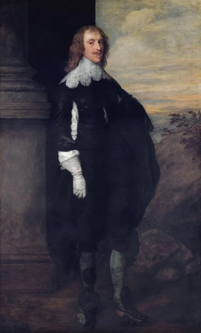 Portret Jamesa Haya, 2. hrabiego z Carlisle (około 1612–1660) - Antoine van Dyck