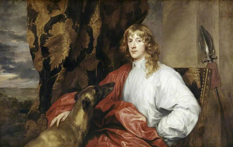 Portret Jamesa Stuarta (1612–1655), pierwszy książę Richmond i czwarty książę Lennox - Antoine van Dyck