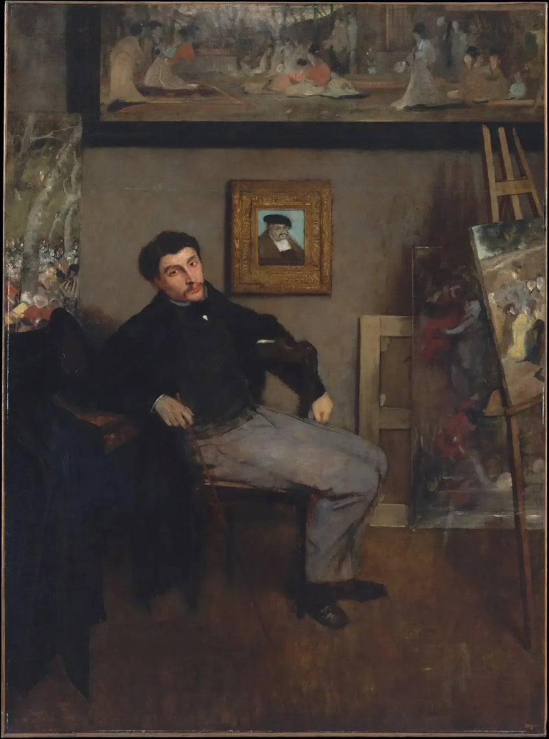 Portret Jamesa Tissota - Edgar Degas