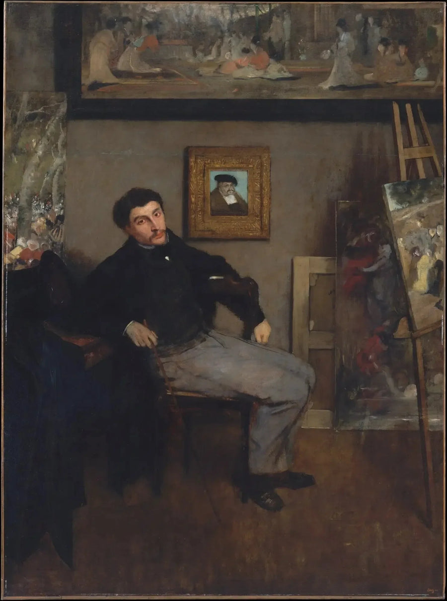 Portret Jamesa Tissota - Edgar Degas