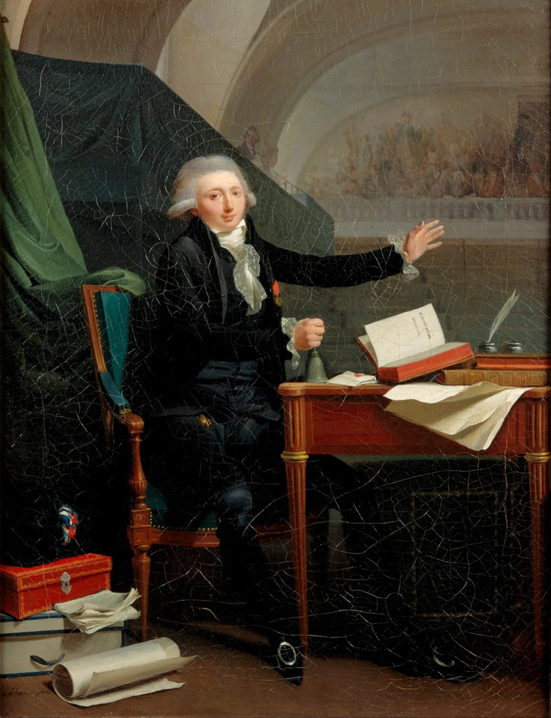 Portret Jana Anthony'ego d'Averhoult (1756-1792) - Louis-Léopold Boilly