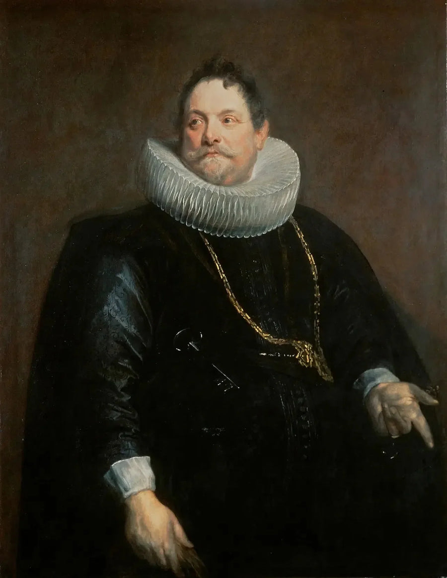 Portret Jana van Montforta - Antoine van Dyck