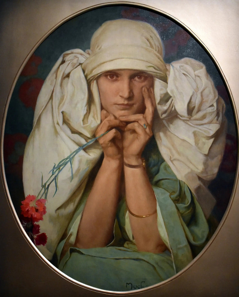 Portret Jaroslavy - Alphonse Mucha