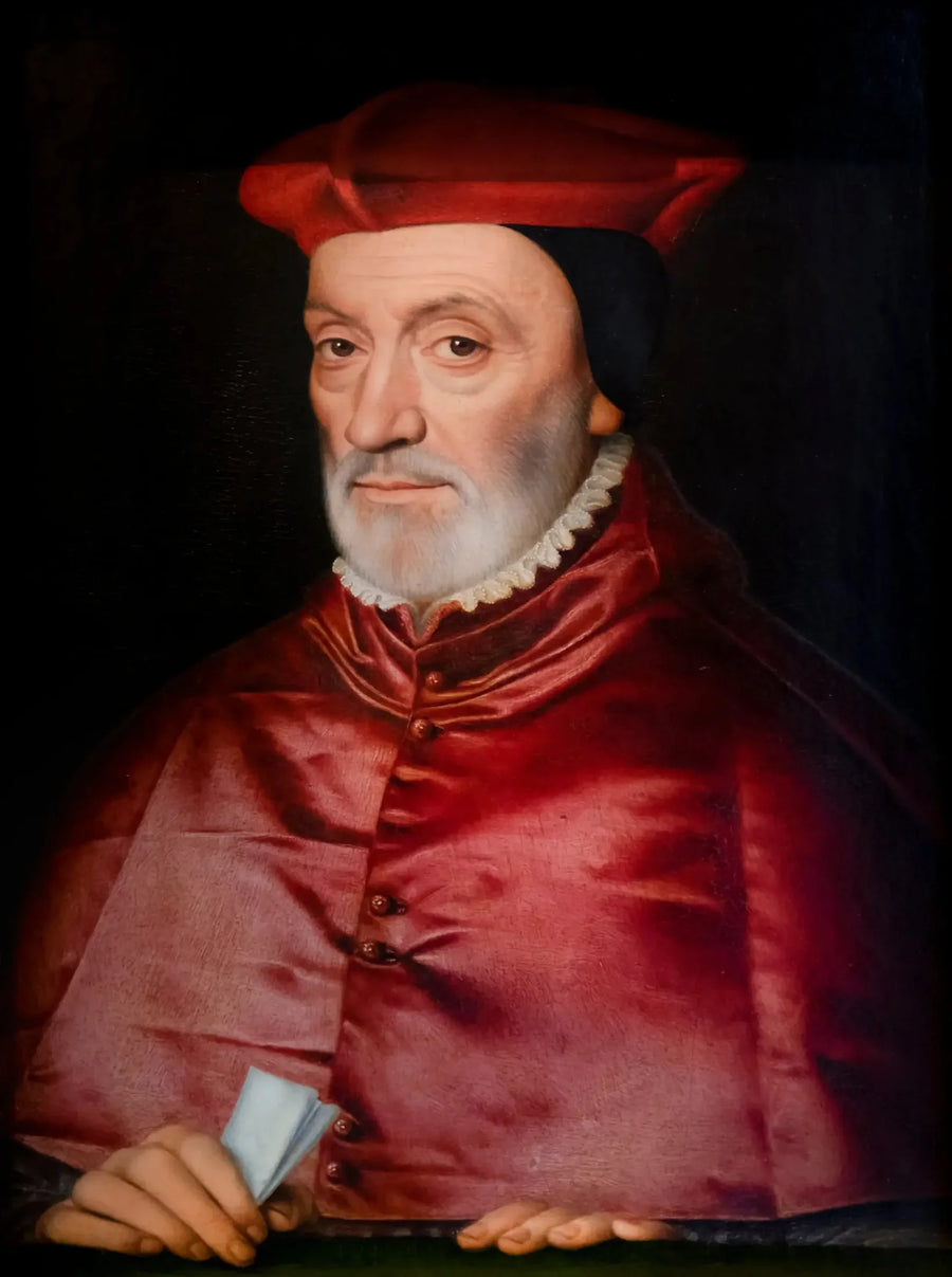 Portret Jeana Bertranda, arcybiskupa i kardynała z Sens - Jean Clouet