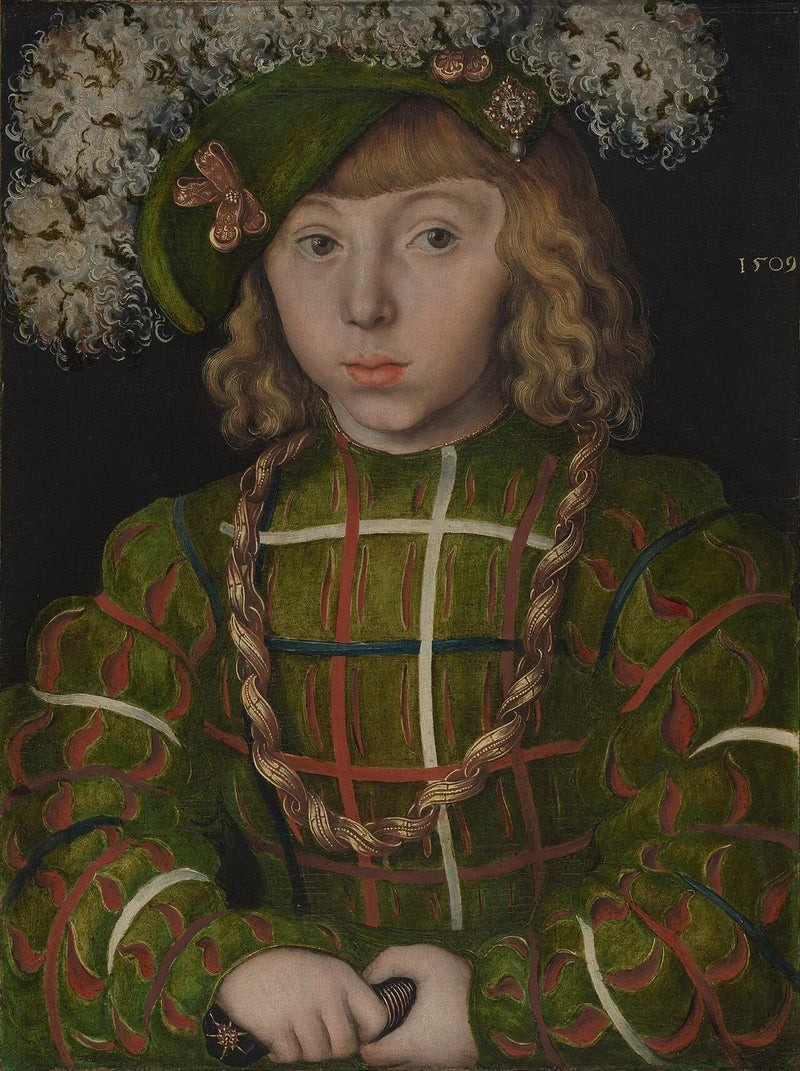 Portret Jeana-Fryderyka I z Saksonii - Lucas Cranach Starszy