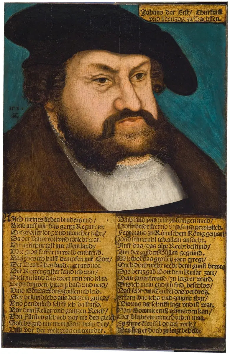 Portret Jana I Saksońskiego - Lucas Cranach Starszy
