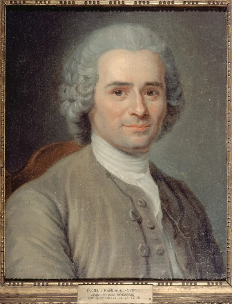 Portret Jeana-Jacquesa Rousseau (1712-1778), pisarza i filozofa - Maurice-Quentin de La Tour