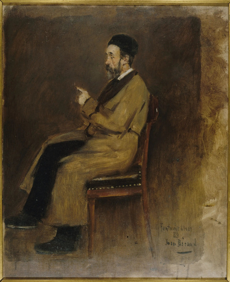 Portret Jeana-Jacquesa Weissa (1827-1891), redaktora w 