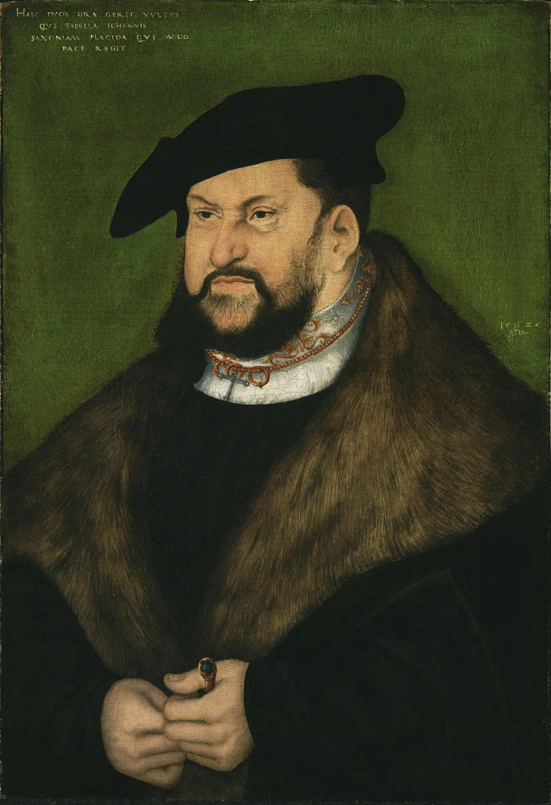 Portret Jeana le Constant, elektor Saksonii - Lucas Cranach Starszy
