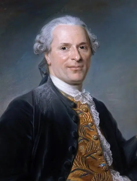 Portret Jeana Monneta, francuskiego dyplomaty - Maurice-Quentin de La Tour
