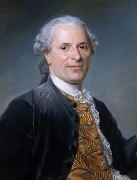 Portret Jeana Monneta, francuskiego dyplomaty - Maurice-Quentin de La Tour