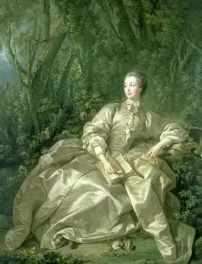 Portret Jeanne-Antoinette Poisson, markiza de Pompadour - François Boucher