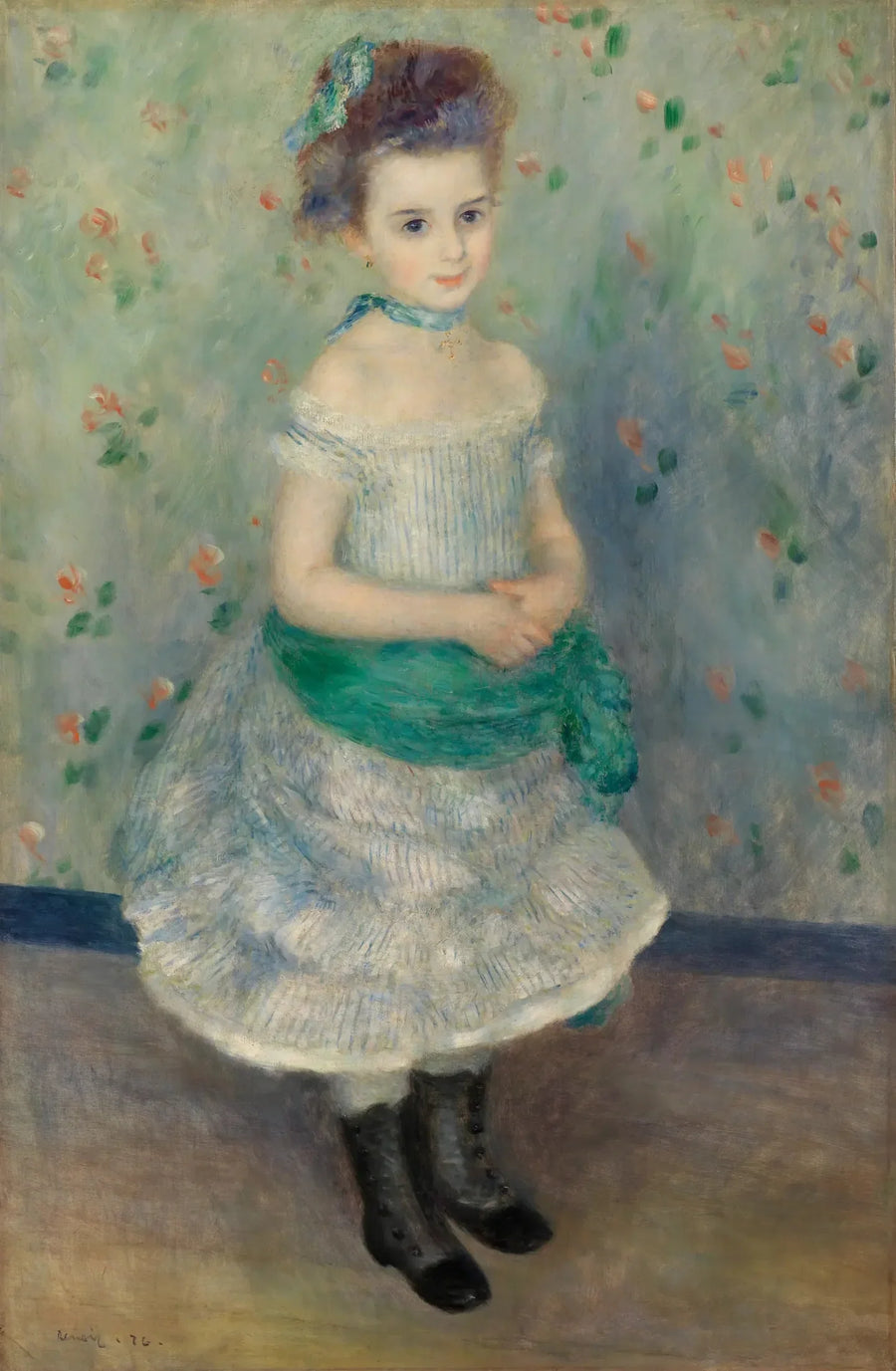 Portret Jeanne Durand-Ruel (Portret panny J.) - Pierre-Auguste Renoir