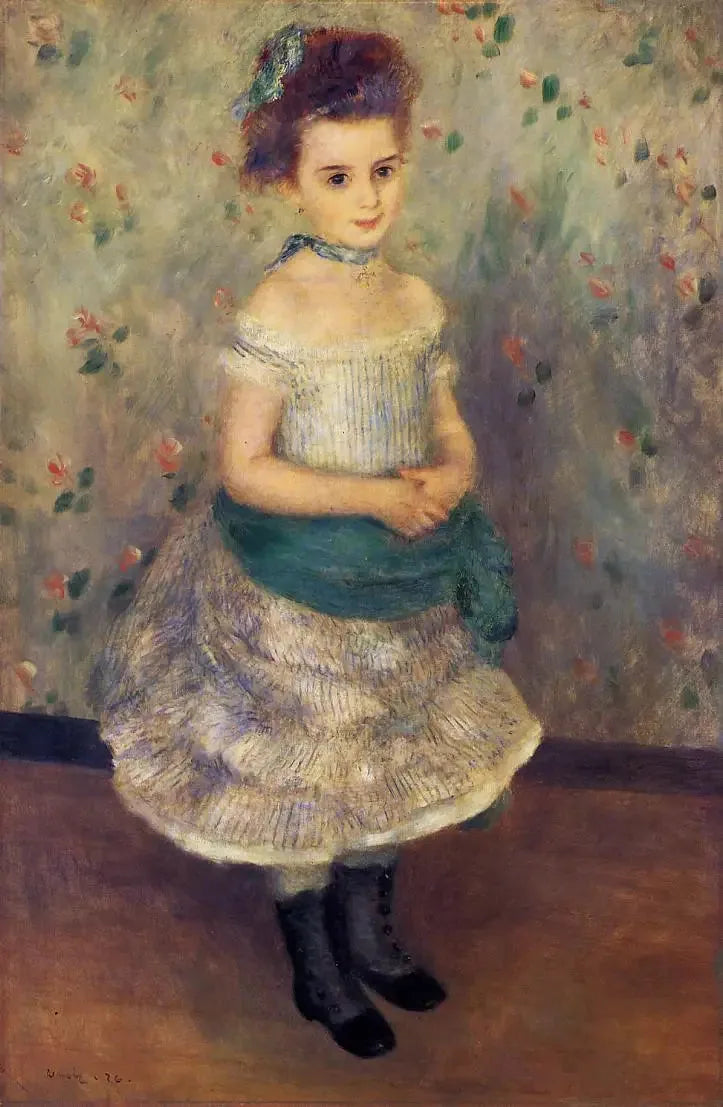 Portret Jeanne Durand-Ruel (Portret panny J.) - Pierre-Auguste Renoir