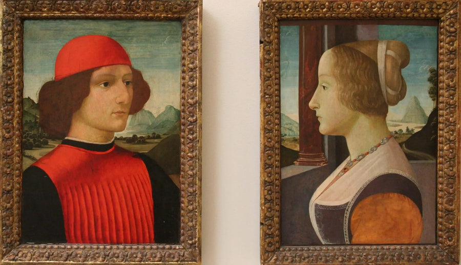 Portret młodej kobiety - Domenico Ghirlandaio