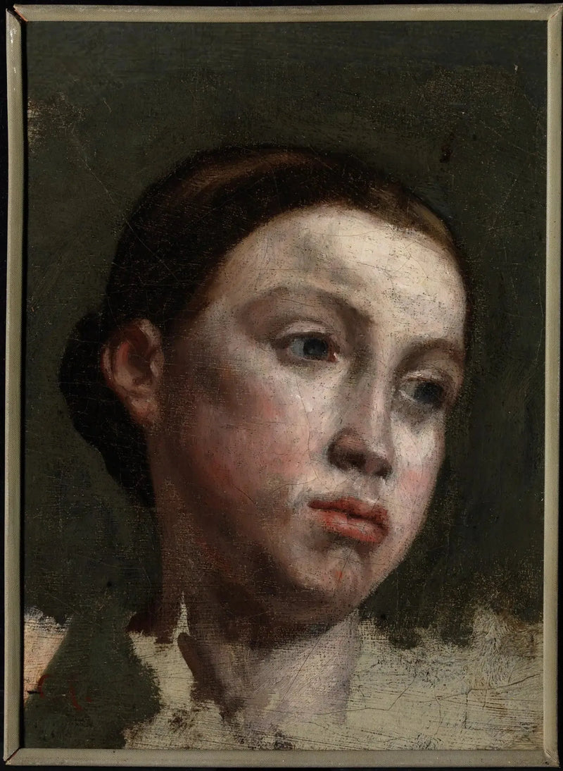 Portret młodej kobiety - Gustave Courbet