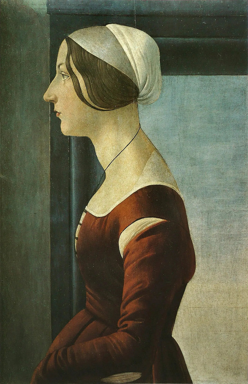 Portret młodej kobiety - Sandro Botticelli