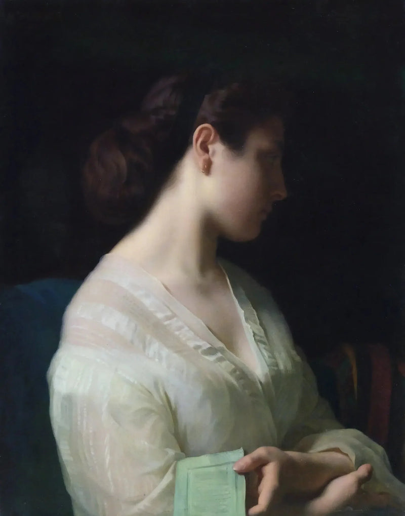 Portret młodej dziewczyny - Hippolyte Flandrin