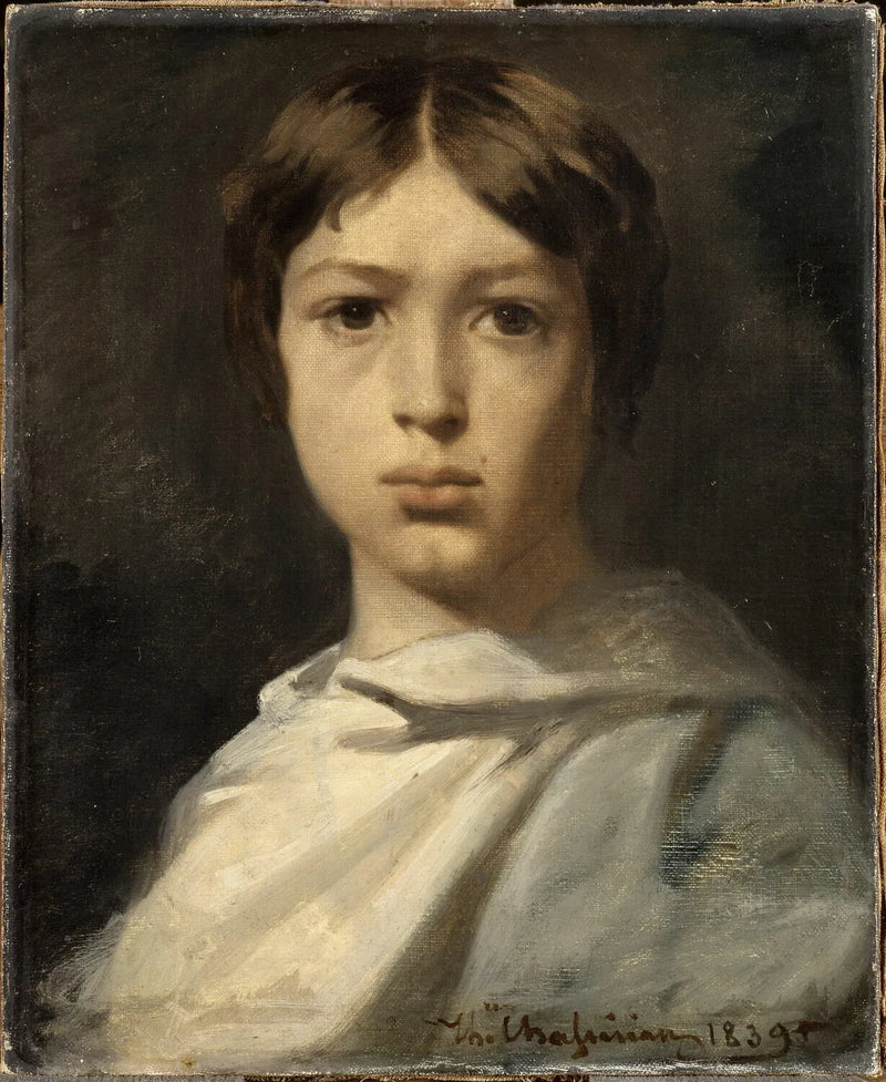 Portret młodego chłopca. Młyn kolorów artysty - Théodore Chassériau