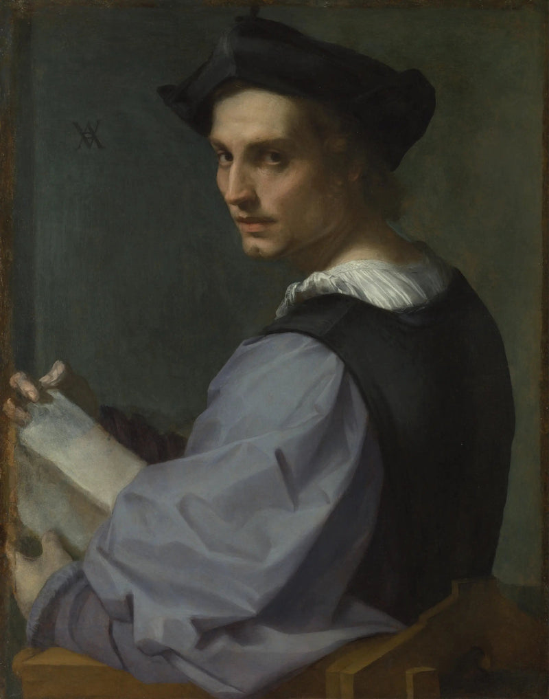 Portret młodego mężczyzny - Andrea del Sarto