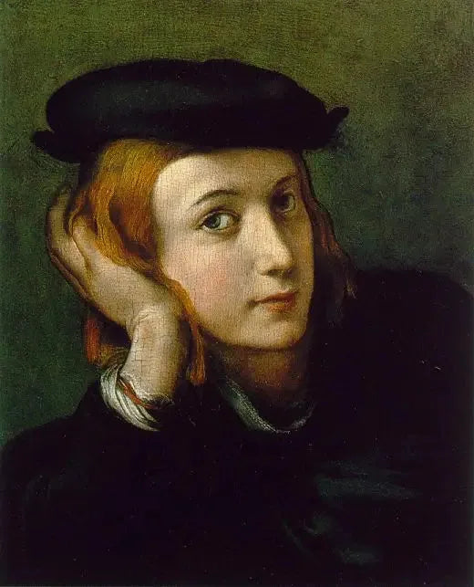 Portret młodego mężczyzny - Antonio da Correggio