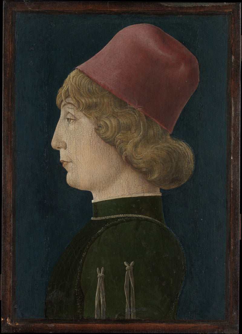 Portret młodego mężczyzny - Cosmé Tura