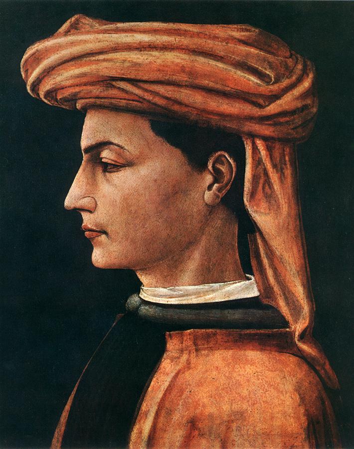 Portret młodego mężczyzny - Domenico Veneziano