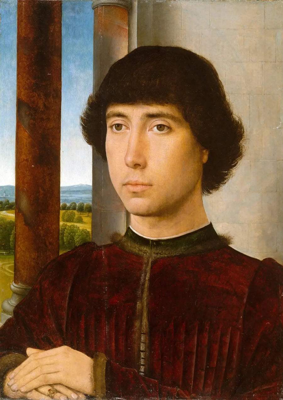 Portret młodego mężczyzny - Hans Memling