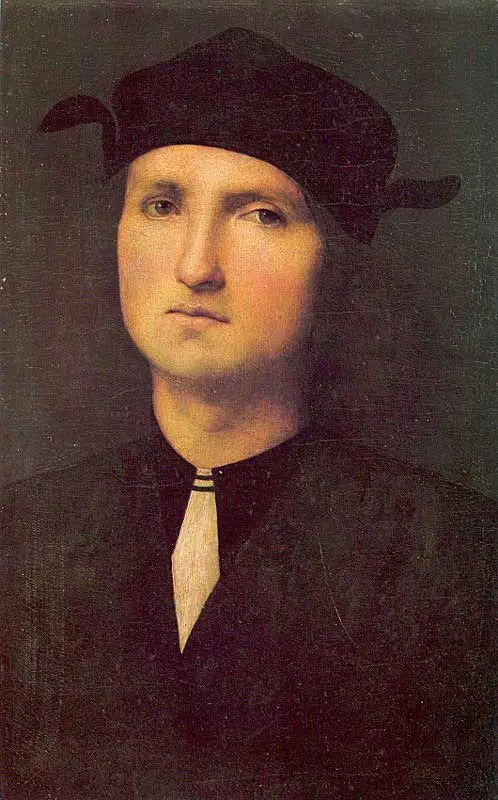 Portret młodego mężczyzny - Pietro Perugino