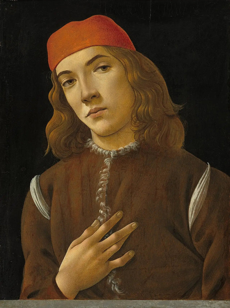 Portret młodego mężczyzny - Sandro Botticelli