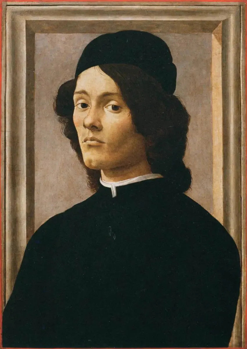 Portret młodego mężczyzny - Sandro Botticelli