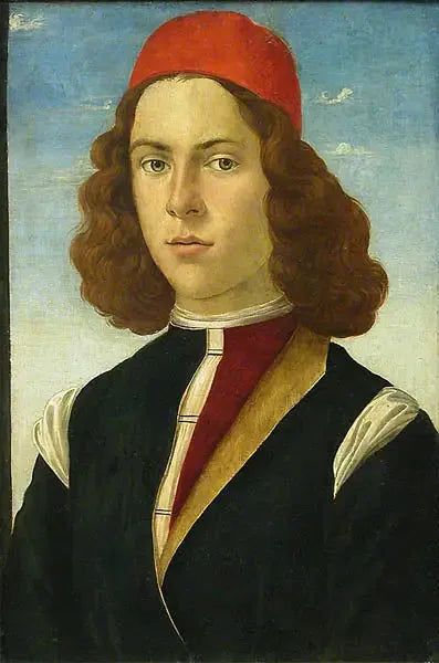 Portret młodego mężczyzny - Sandro Botticelli