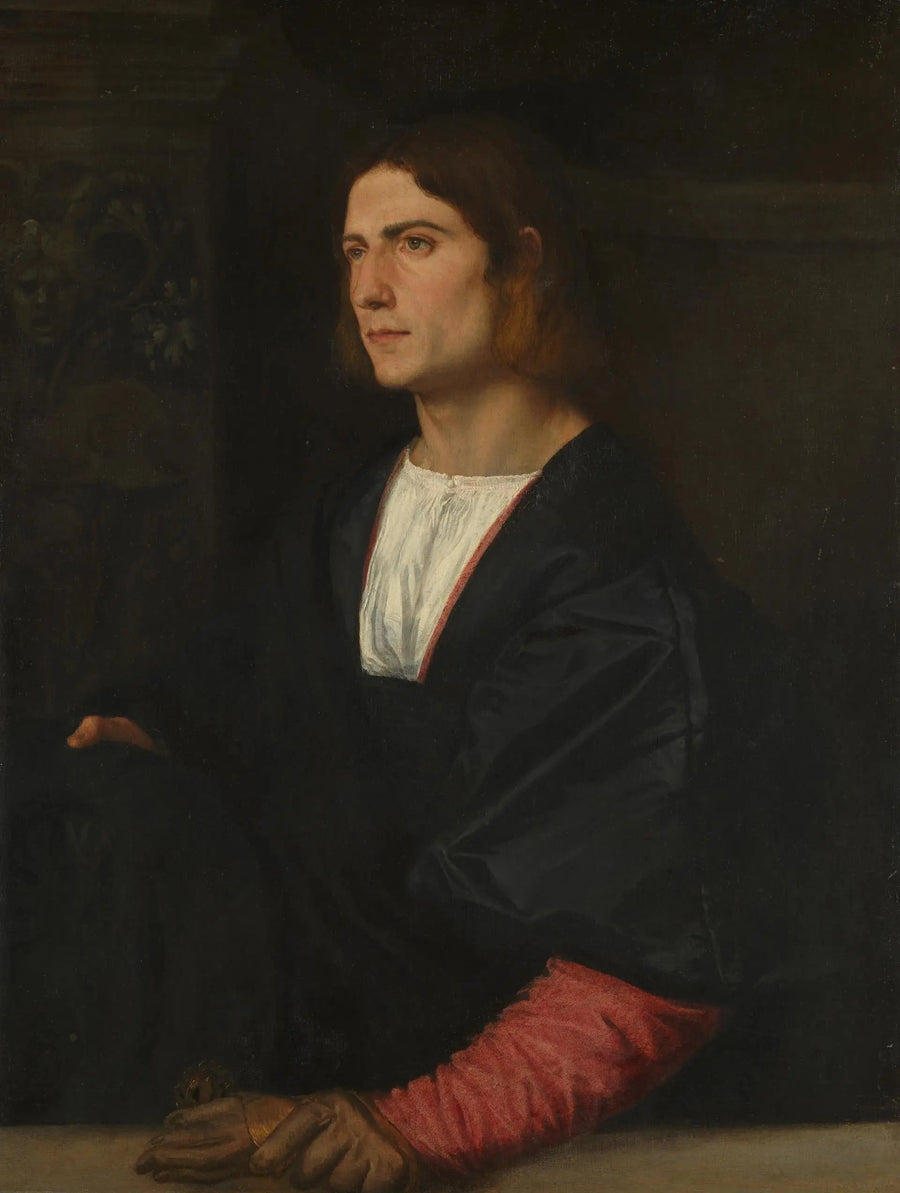 Portret młodego mężczyzny - Titian