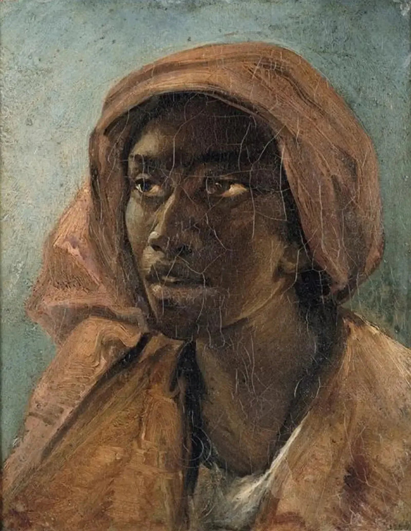 Portret młodej metyski - Théodore Géricault