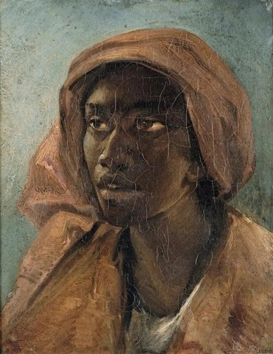 Portret młodej metyski - Théodore Géricault