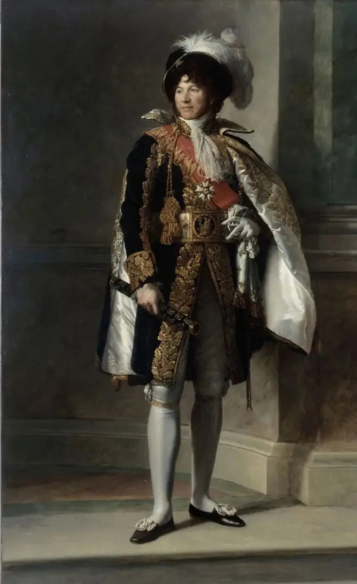 Portrait de Joachim Murat en maréchal de l'Empire - François Gérard image 2 reproduction d’œuvre d’art à l’huile