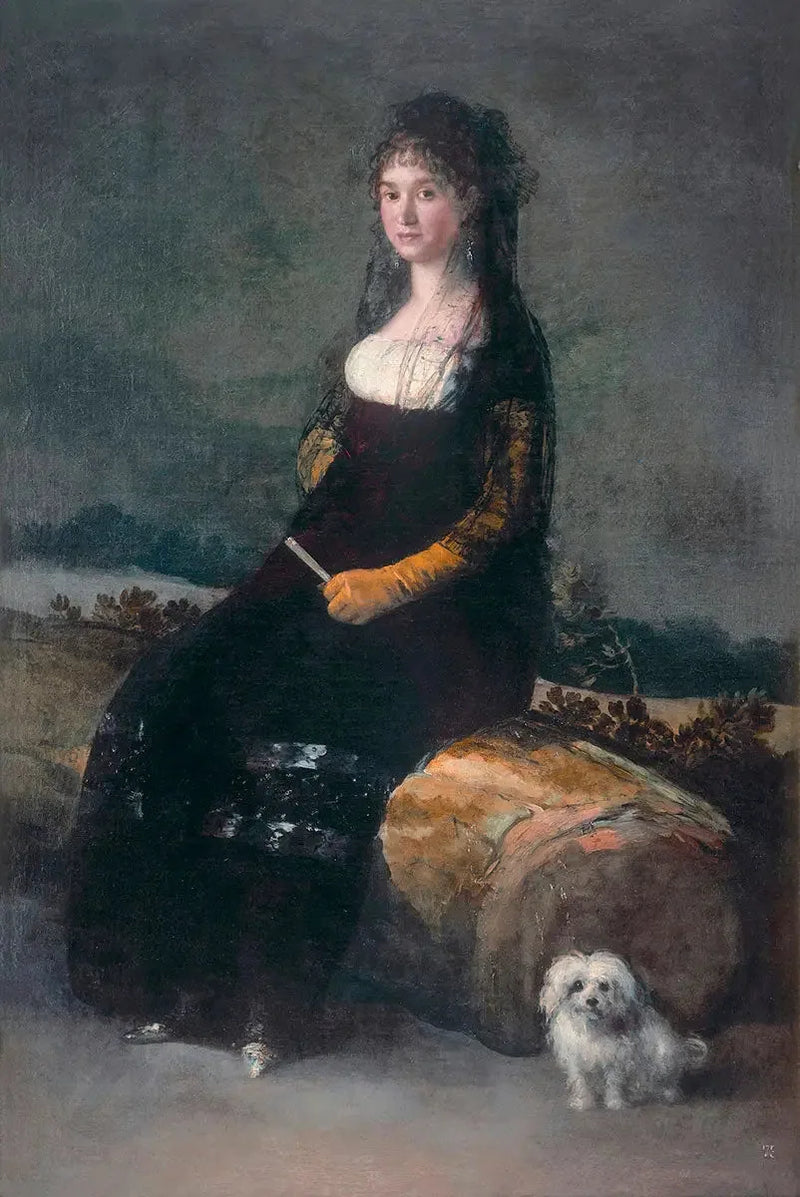 Portret Joaquina Candado Ricarte - Francisco de Goya