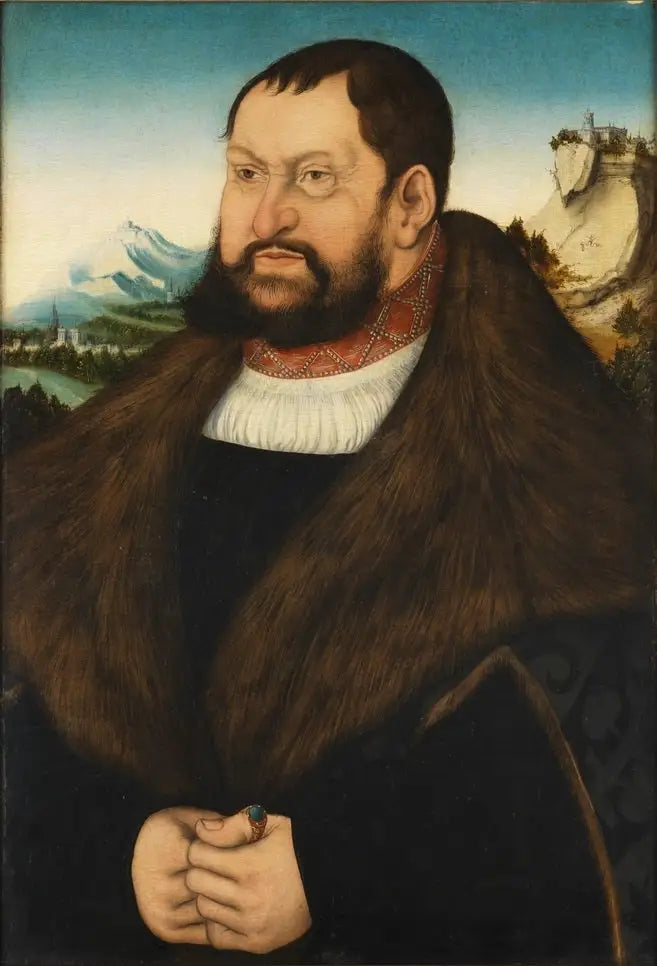 Portrait de Johann der Beständige - Lucas Cranach the Elder image 1 reproduction réalisée par Alpha Reproduction