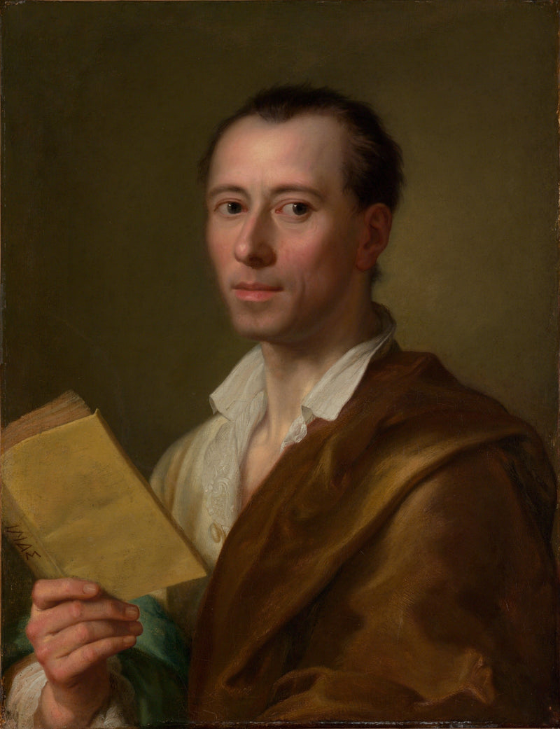 Portret Johanna Joachima Winckelmanna (1717-1768) - Anton Raphael Mengs