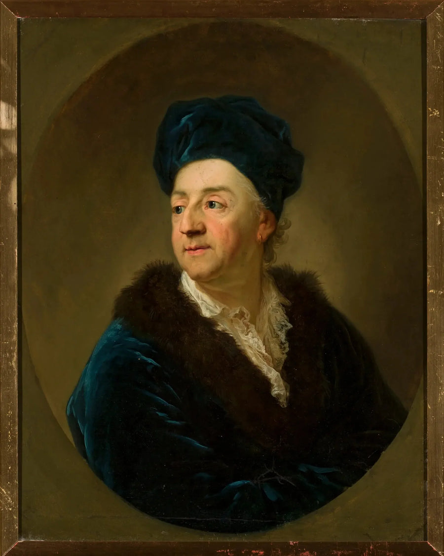 Portret Johanna Nepomuka von Schaffgotscha w szlafroku. - Anton Graff