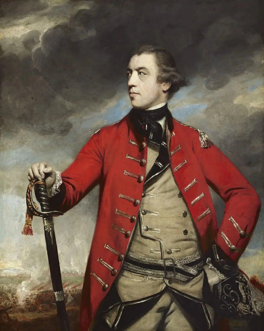 Portret Johna Burgoyne'a - Joshua Reynolds